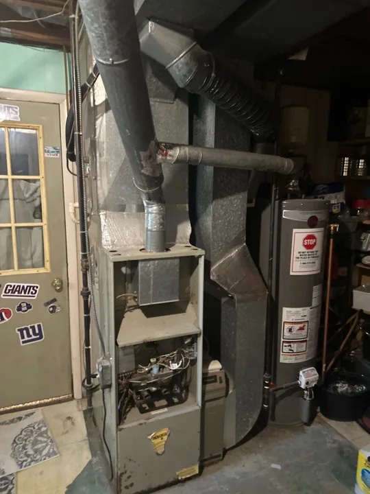Fixr-Up: Furnace and water heater — before replacement