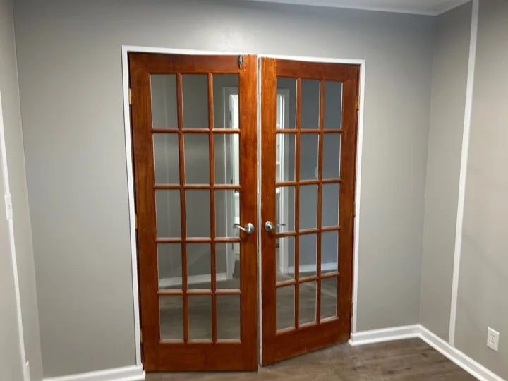Fixr-Up: Freshly painted room with French doors